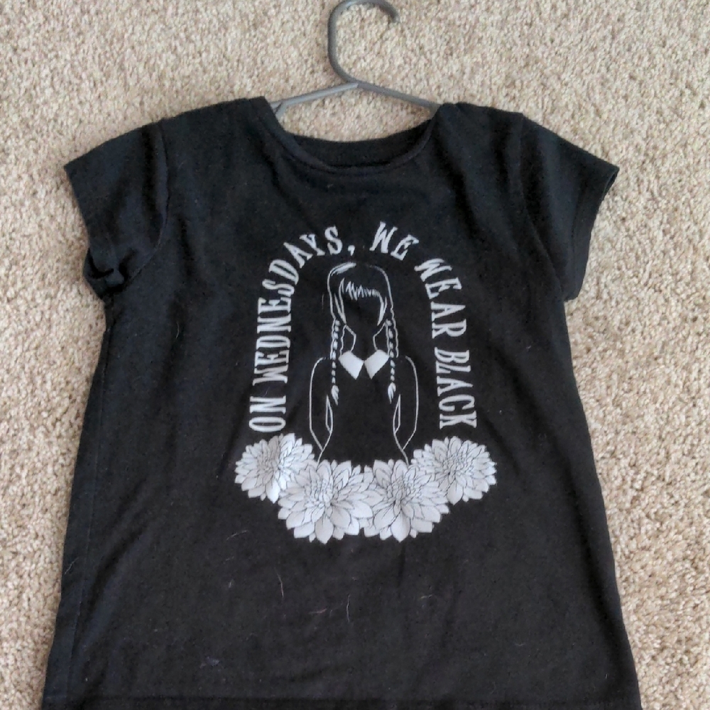 Kids Black Graphic Tee with Fun Design